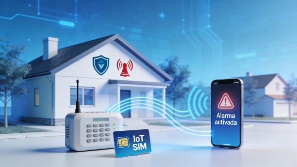 Uso de tarjetas SIM IoT prepago en alarmas para entorno residencial